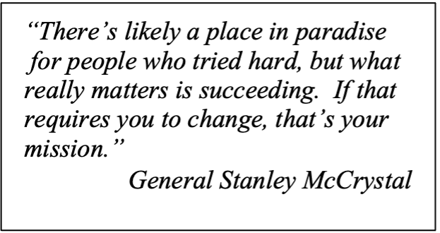 quote from General McCrystal